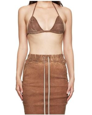 Rick Owens Porterville Bra - Brown