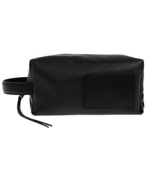 Jil Sander Zipper Toiletry Bag - Black