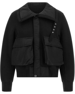 Sacai Paneled Cargo Jacket - Black