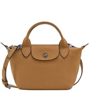 Longchamp Le Pliage Mini Tote Bag - Brown