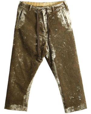 Uma Wang Casual Pants With Belt Loops - Green