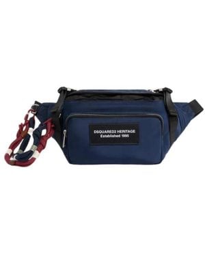 DSquared² Heritage Belt Bag - Blue
