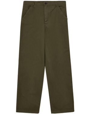 Norse Projects Casual Trousers With Belt Loops - Green