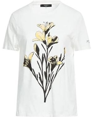Weekend by Maxmara Printed Short-Sleeve T-Shirt - White