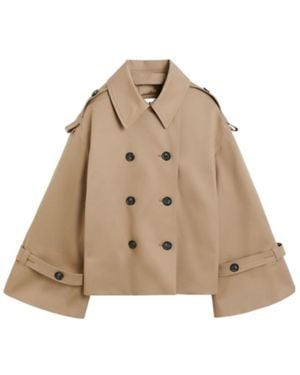 By Malene Birger Alisandra Double-Breasted Trench Coat - Natural