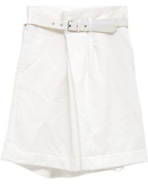 Comme des Garçons Comme Des Garçons Wrapped Belted Shorts - White