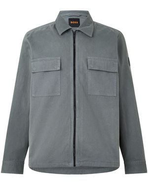 BOSS Workwear-Style Jacket - Grey