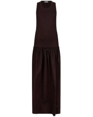 Liu Jo Cut-Out Sleeveless Maxi Dress - Purple