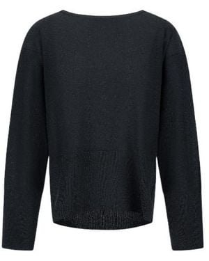 Herno Sequinned Knitted Jumper - Blue