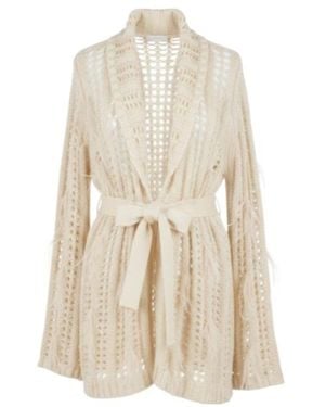 Twinset Openwork Knit Top - White