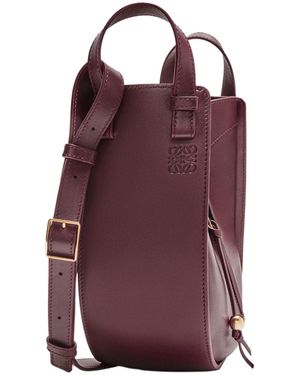 Loewe Double Handle Shoulder Bag - Purple