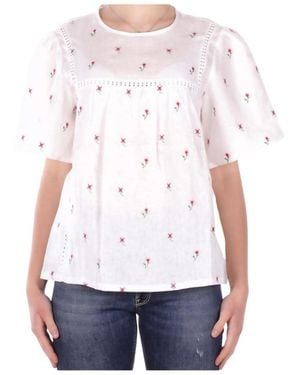Weekend by Maxmara Short-Sleeved Top - White