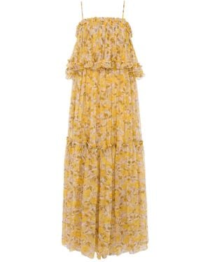 Chloé Spaghetti-Strap Dress - Metallic