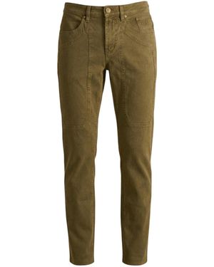 Jeckerson Casual Trousers With Belt Loops - Green