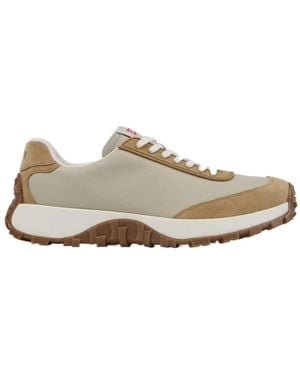 Camper Suede-Panel Trainers - Natural