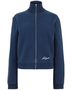 Acne Studios Zip Hoodie - Blue