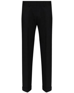 DSquared² Turn-Up Hem Trousers - Black