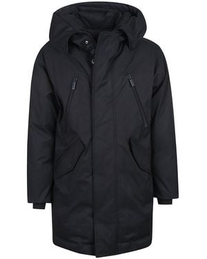 DSquared² Hooded Zip-Fastening Parka - Blue