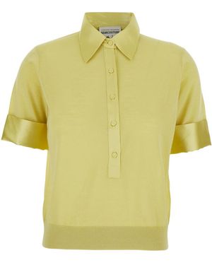 Semicouture Semi Couture Benita Polo Shirt - Yellow