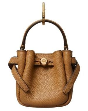Tory Burch Romy Bucket Bag Charm - Brown