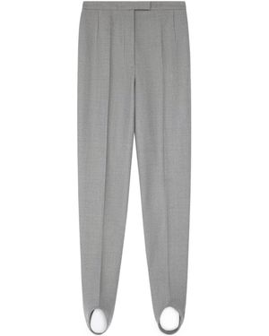 Dries Van Noten Mid-Rise Casual Trousers - Grey