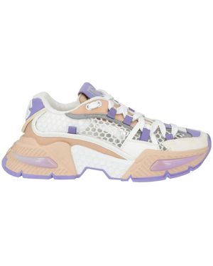 Dolce & Gabbana Multi-coloured Platform Trainers - White