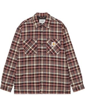 Carhartt Cronyn Check Shirt Jacket - Brown