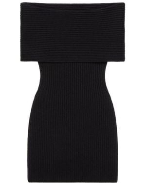 Givenchy Off-The-Shoulder Mini Dress - Black