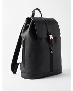 Gucci Large Backpack With Webbing - Black