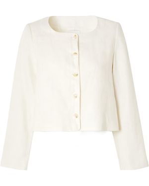 Posse Long-Sleeved Casual Jacket - White