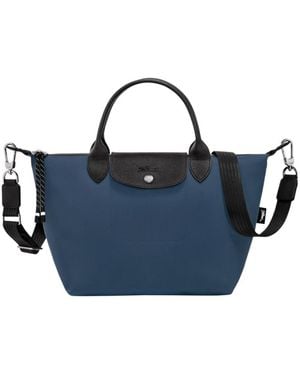 Longchamp Le Pliage Energy Strapped Small Tote Bag - Blue