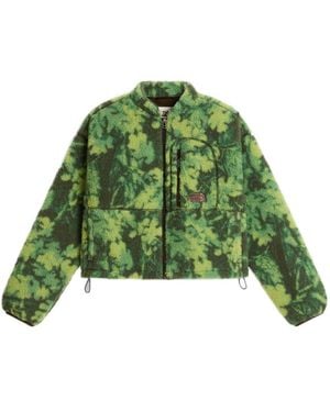 The North Face Cropped Fleece Jacket - Green