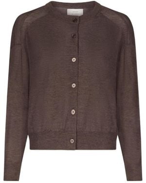 Loulou de Saison Kita Fluid Cashmere Cardigan - Brown