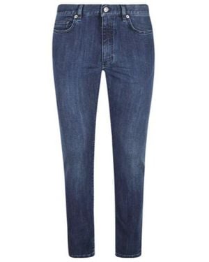 ZEGNA Z Straight-Leg Slim Cut Jeans - Blue
