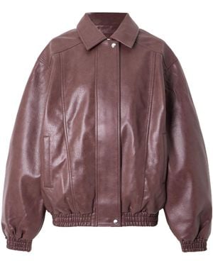 Frankie Shop Prescott Oversized Jacket - Purple