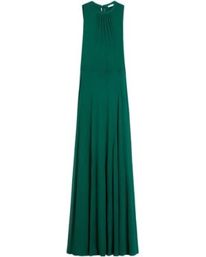 Max Mara Long, Mesh-Jersey Dress - Green