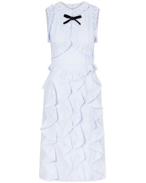 ShuShu/Tong Ruffled Dress - White