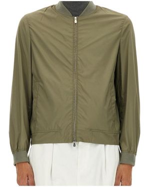 Brunello Cucinelli Zipped Jacket - Green