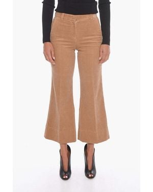 Ql2 Cropped Pants - Brown