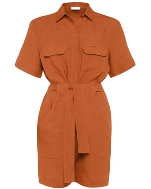 Eres Généreux Playsuit - Brown