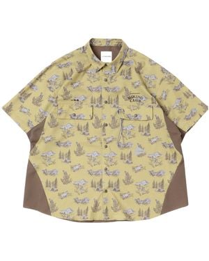 and wander Printed Shirt - Metallic