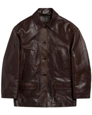 Balenciaga Oversized Carcoat - Brown