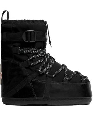 Moncler Moon Boot X Grenoble Icon Low Snow Boot - Black