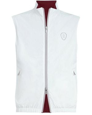 Brunello Cucinelli Zippered Vest - White