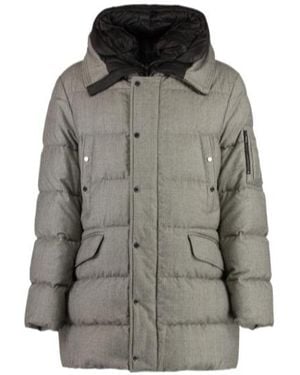 Moorer Grima Hooded Parka - Gray