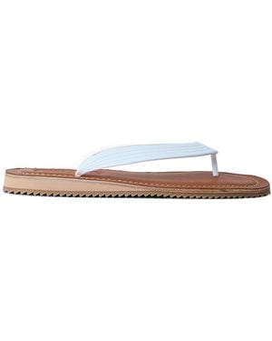 Miu Miu Thong-Strap Flip Flops - White