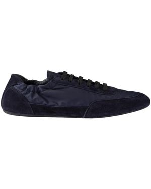 Prada Collapse Lace-Up Sneakers - Blue