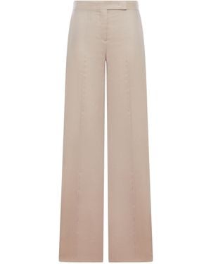 Max Mara Wide-Leg Casual Pants - Natural