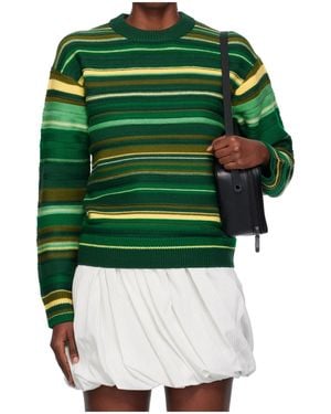 JW Anderson Striped Jumper - Green