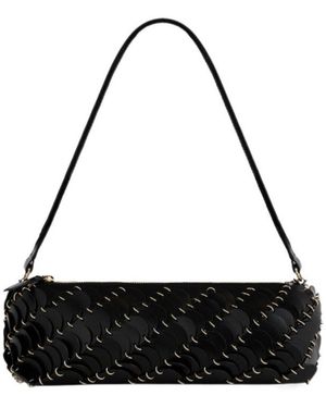 Rabanne Disc-Embellished Shoulder Bag - Black